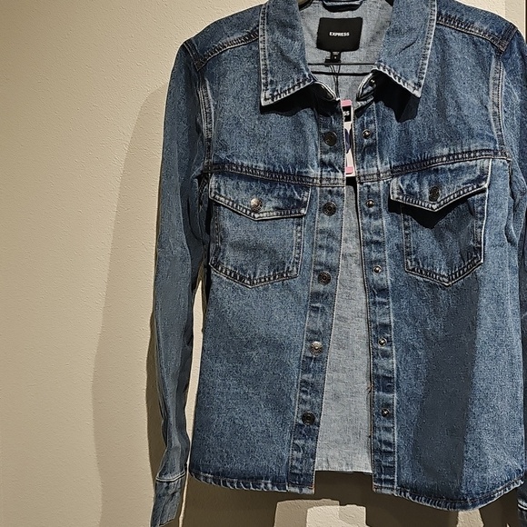 Express Jackets & Blazers - Express Blue Jean Jacket